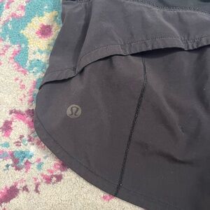 black lululemon 2” shorts